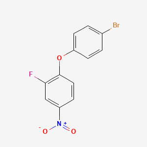 molecular formula C12H7BrFNO3 B1519056 1-(4-Bromophenoxy)-2-fluoro-4-nitrobenzene CAS No. 189181-33-7