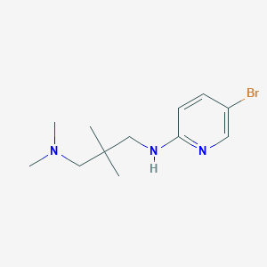 molecular formula C12H20BrN3 B1519069 5-bromo-N-[3-(dimethylamino)-2,2-dimethylpropyl]pyridin-2-amine CAS No. 1040328-99-1