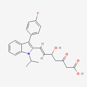 molecular formula C24H24FNO4 B15190708 3-Keto fluvastatin CAS No. 1331822-02-6