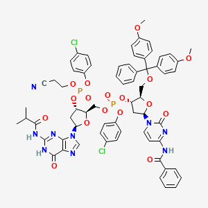 molecular formula C66H63Cl2N9O17P2 B15190782 Einecs 274-132-4 CAS No. 69822-74-8