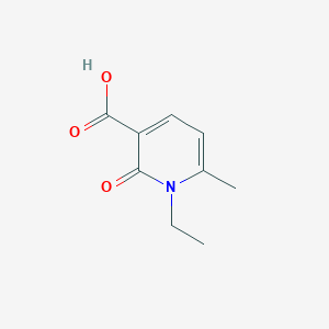 molecular formula C9H11NO3 B1519081 1-Ethyl-6-methyl-2-oxo-1,2-dihydro-3-pyridinecarboxylic acid CAS No. 1119446-11-5