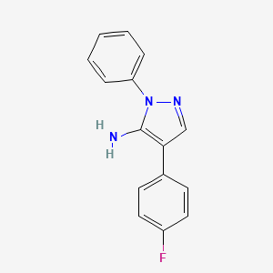 4-(4-Fluorophenyl)-1-phenyl-1H-pyrazol-5-amine