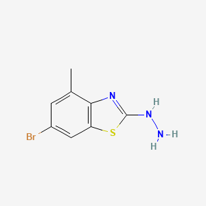 6-Bromo-2-hydrazino-4-methyl-1,3-benzothiazole