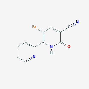 5-Bromo-2-oxo-6-(2-pyridinyl)-1,2-dihydro-3-pyridinecarbonitrile