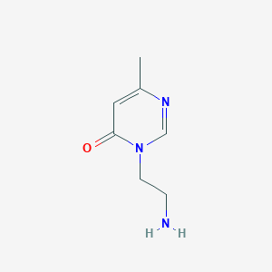3-(2-Aminoethyl)-6-methylpyrimidin-4-one
