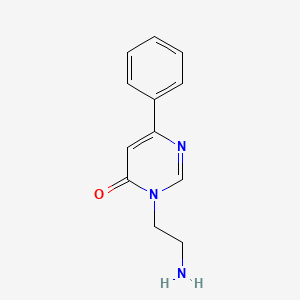 3-(2-Aminoethyl)-6-phenylpyrimidin-4-one