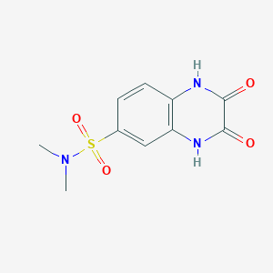 N,N-dimethyl-2,3-dioxo-1,2,3,4-tetrahydroquinoxaline-6-sulfonamide