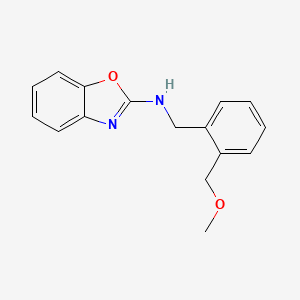 N-{[2-(methoxymethyl)phenyl]methyl}-1,3-benzoxazol-2-amine