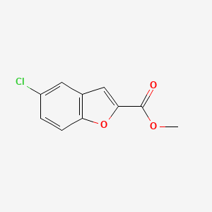 molecular formula C10H7ClO3 B1519116 Methyl 5-chlorobenzofuran-2-carboxylate CAS No. 4852-31-7