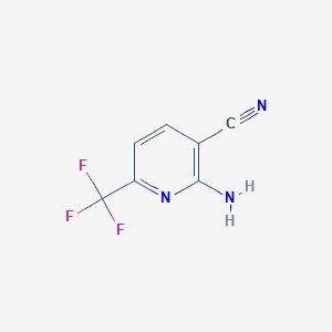 molecular formula C7H4F3N3 B1519121 2-Amino-6-(trifluoromethyl)nicotinonitrile CAS No. 1026039-34-8