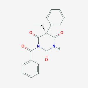molecular formula C19H16N2O4 B15191228 Benzobarbital, (S)- CAS No. 113960-28-4