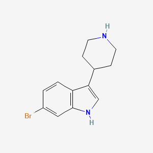 6-Bromo-3-(piperidin-4-yl)-1H-indole