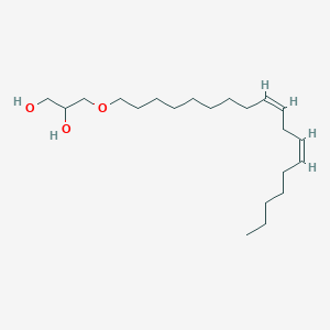 molecular formula C21H40O3 B15191352 Linoleyl-1-glyceryl ether CAS No. 10431-08-0