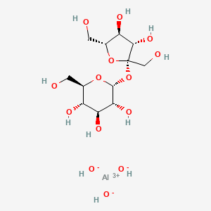 molecular formula C12H25AlO14 B15191362 Sucralox CAS No. 122186-21-4