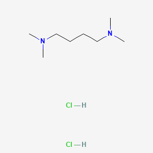 molecular formula C8H22Cl2N2 B15191382 Tetramethyldiaminobutane dihydrochloride CAS No. 78204-83-8