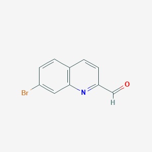 molecular formula C10H6BrNO B1519145 7-Bromoquinoline-2-carbaldehyde CAS No. 904369-20-6