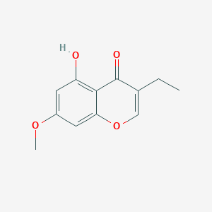 molecular formula C12H12O4 B15191593 Methyl-lathodoratin CAS No. 76690-64-7