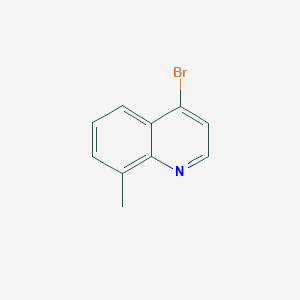 molecular formula C10H8BrN B1519169 4-Bromo-8-methylquinoline CAS No. 36075-68-0