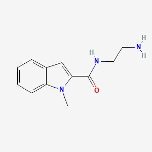 molecular formula C12H15N3O B1519173 N-(2-aminoethyl)-1-methyl-1H-indole-2-carboxamide CAS No. 1146293-66-4