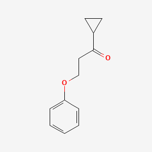 1-Cyclopropyl-3-phenoxypropan-1-one