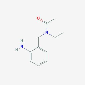 N-[(2-aminophenyl)methyl]-N-ethylacetamide