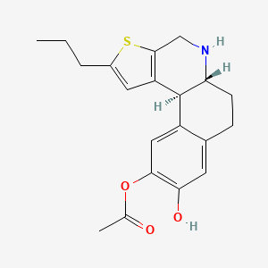 molecular formula C20H23NO3S B15192000 9-Deacetyl adrogolide CAS No. 1027586-16-8
