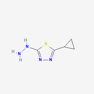 2-Cyclopropyl-5-hydrazinyl-1,3,4-thiadiazole
