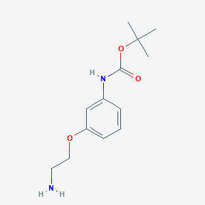 tert-Butyl (3-(2-aminoethoxy)phenyl)carbamate