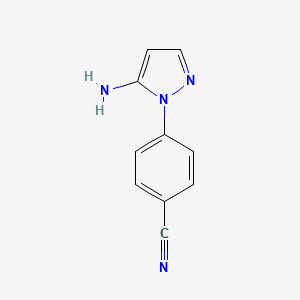 4-(5-amino-1H-pyrazol-1-yl)benzonitrile