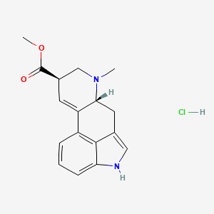 molecular formula C17H19ClN2O2 B15192109 Methyl lysergate hydrochloride CAS No. 88840-18-0