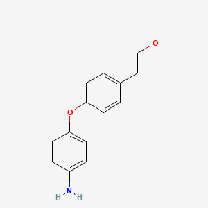4-[4-(2-Methoxyethyl)phenoxy]aniline