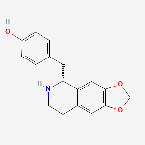 molecular formula C17H17NO3 B15192249 Norcinnamolaurine CAS No. 34168-00-8