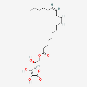 molecular formula C24H38O7 B15192304 Ascorbyl linoleate CAS No. 121869-32-7