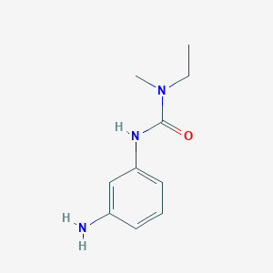 molecular formula C10H15N3O B1519244 1-(3-Aminophenyl)-3-ethyl-3-methylurea CAS No. 1094841-52-7