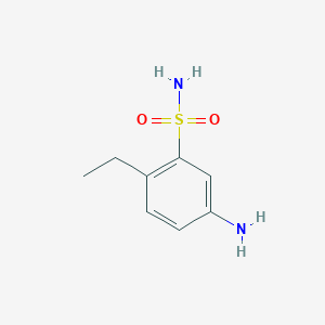 molecular formula C8H12N2O2S B1519246 5-Amino-2-ethylbenzene-1-sulfonamide CAS No. 1094938-11-0