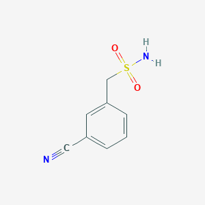 molecular formula C8H8N2O2S B1519254 (3-Cyanophenyl)methanesulfonamide CAS No. 1099122-39-0