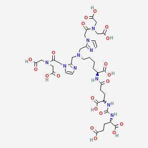 molecular formula C37H50N10O20 B15192661 Trofolastat CAS No. 1660954-70-0