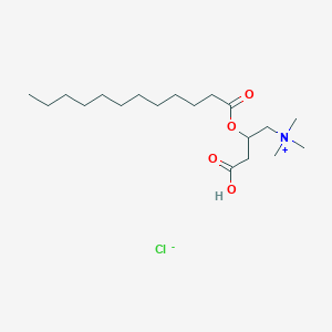 molecular formula C19H38ClNO4 B151927 DL-Lauroylcarnitine chloride CAS No. 14919-37-0