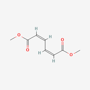 molecular formula C8H10O4 B15192753 cis,cis-Dimethyl muconate CAS No. 692-91-1