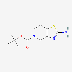 molecular formula C11H17N3O2S B1519278 2-Amino-6,7-dihydro-4H-thiazolo[4,5-c]pyridine-5-carboxylic acid tert-butyl ester CAS No. 1002355-91-0