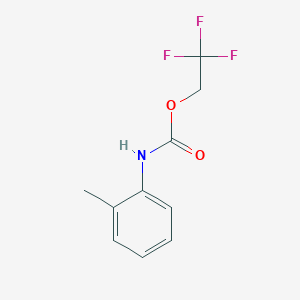 2,2,2-trifluoroethyl N-(2-methylphenyl)carbamate