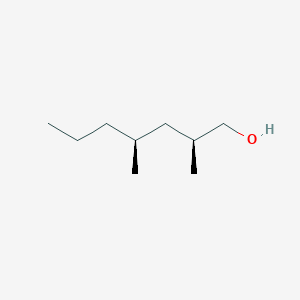 molecular formula C9H20O B15192841 (2S,4S)-2,4-Dimethyl-1-heptanol CAS No. 174693-04-0