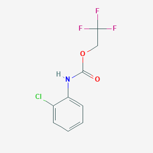 2,2,2-trifluoroethyl N-(2-chlorophenyl)carbamate