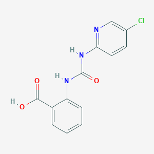 2-{[(5-Chloropyridin-2-yl)carbamoyl]amino}benzoic acid