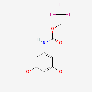 2,2,2-trifluoroethyl N-(3,5-dimethoxyphenyl)carbamate