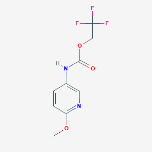 2,2,2-trifluoroethyl N-(6-methoxypyridin-3-yl)carbamate