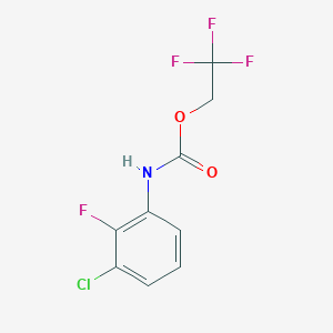 2,2,2-Trifluoroethyl 3-chloro-2-fluorophenylcarbamate