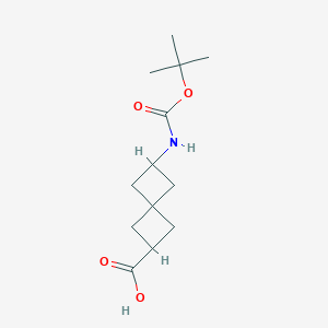 6-((tert-Butoxycarbonyl)amino)spiro[3.3]heptane-2-carboxylic acid