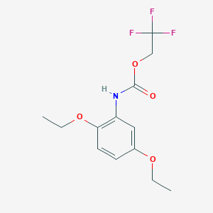 2,2,2-trifluoroethyl N-(2,5-diethoxyphenyl)carbamate
