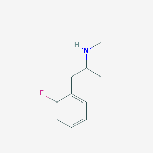 molecular formula C11H16FN B15193179 Ortho-fluoroethamphetamine CAS No. 3823-29-8